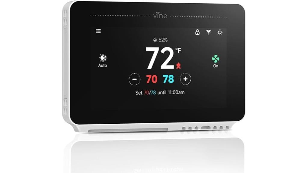 wifi touch screen thermostat