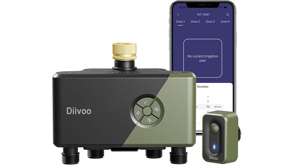 wifi water timer four outlets