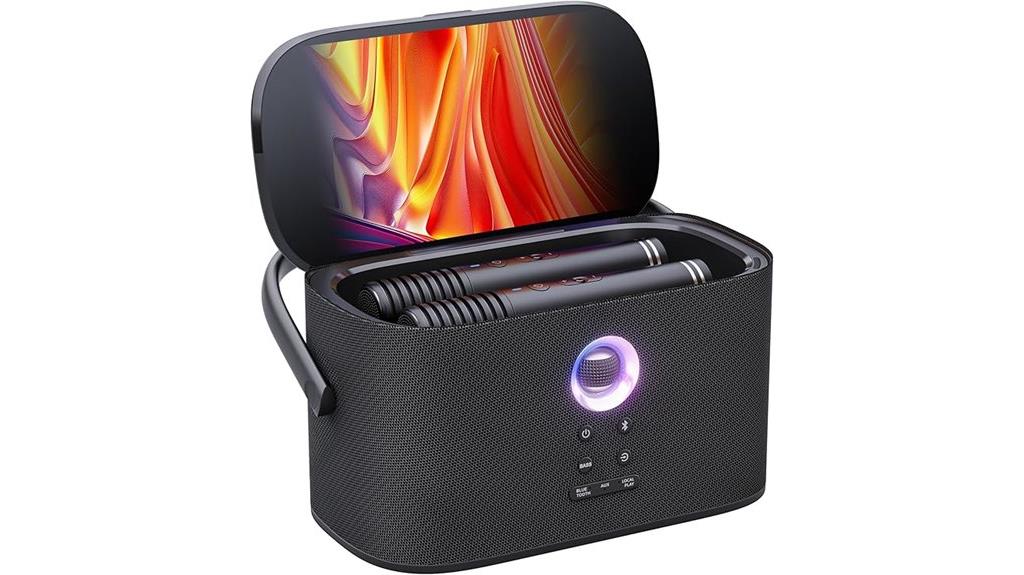 wireless microphone karaoke system