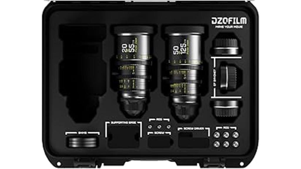 zoom lens kit black