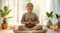 calmness through mindful breathing