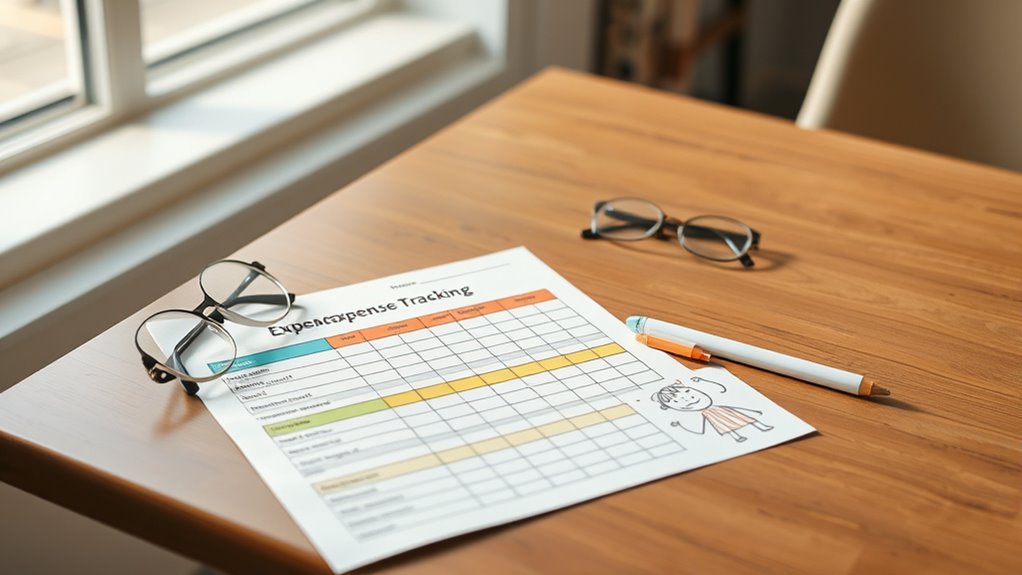 child expense management sheet