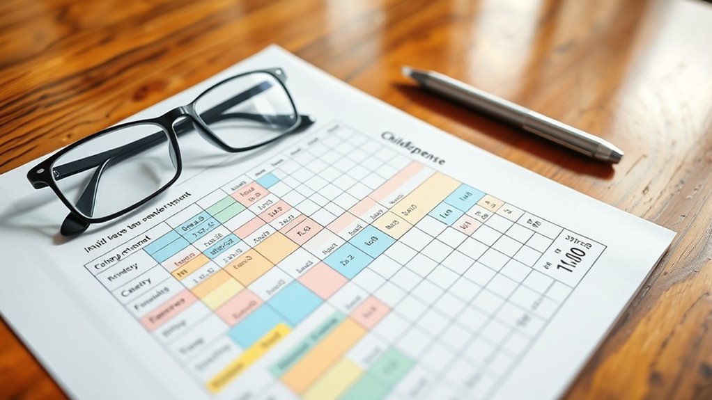 child expense tracking transparency