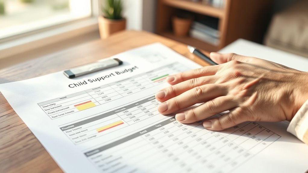 child support budget planning