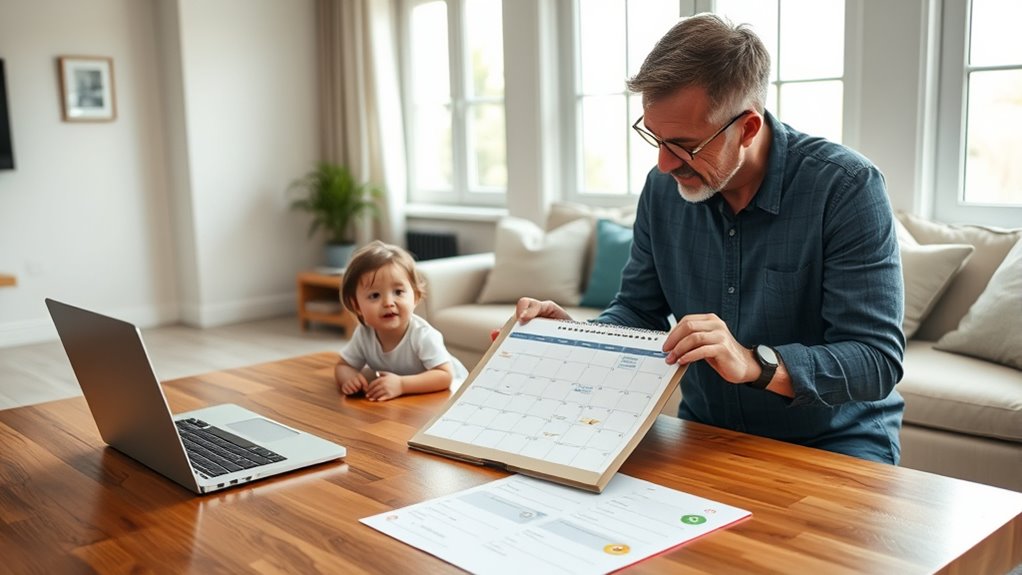 child support custody adjustment