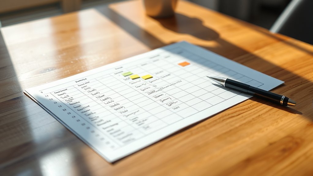 child visitation schedule template