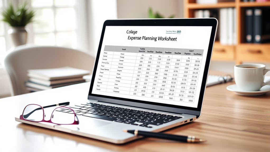 college expense planning worksheet