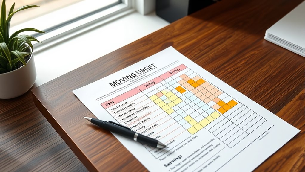 create and track budget