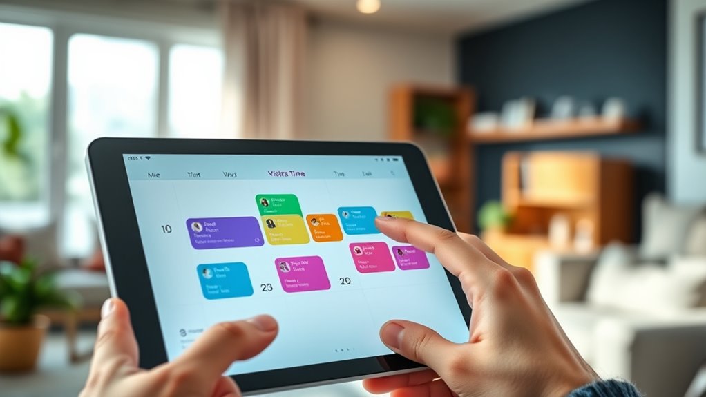digital scheduling enhances co parenting