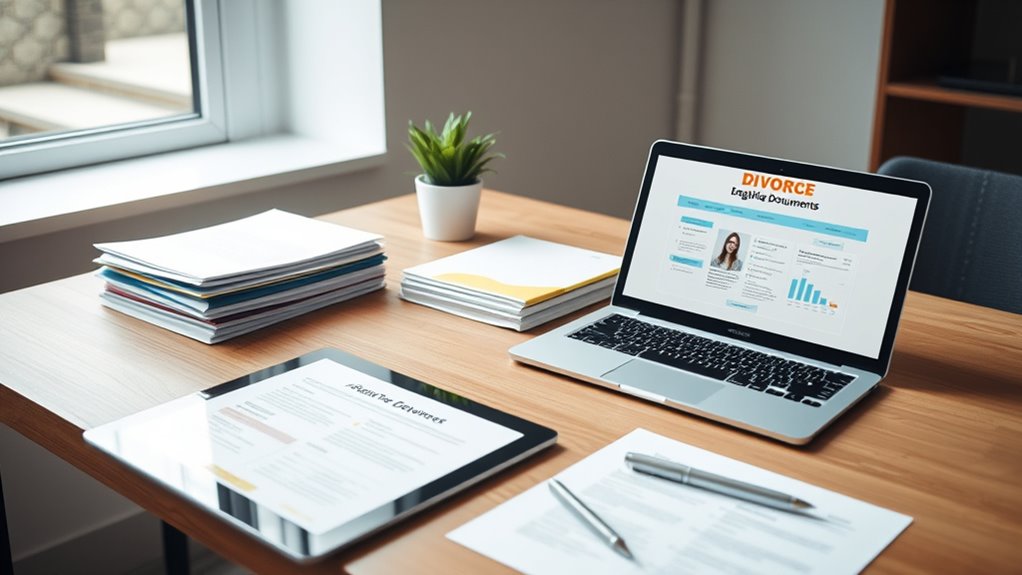 digital tools streamline divorce documentation