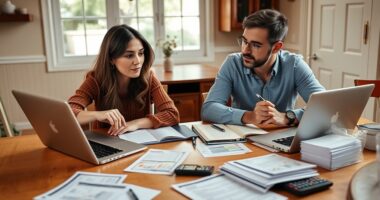 dividing and paying joint debt