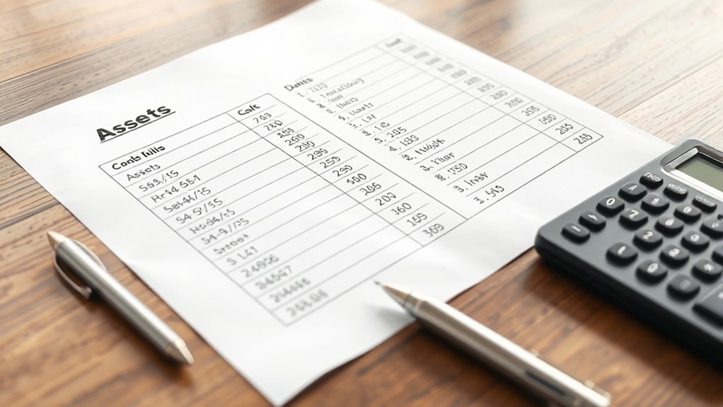 dividing assets and debts