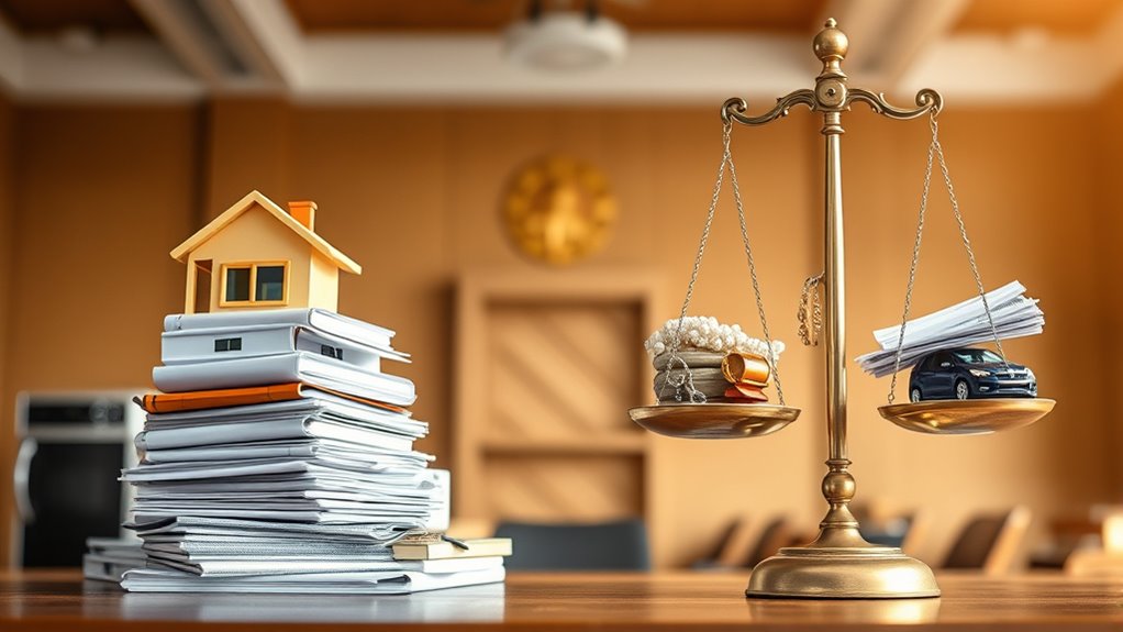 dividing assets and debts