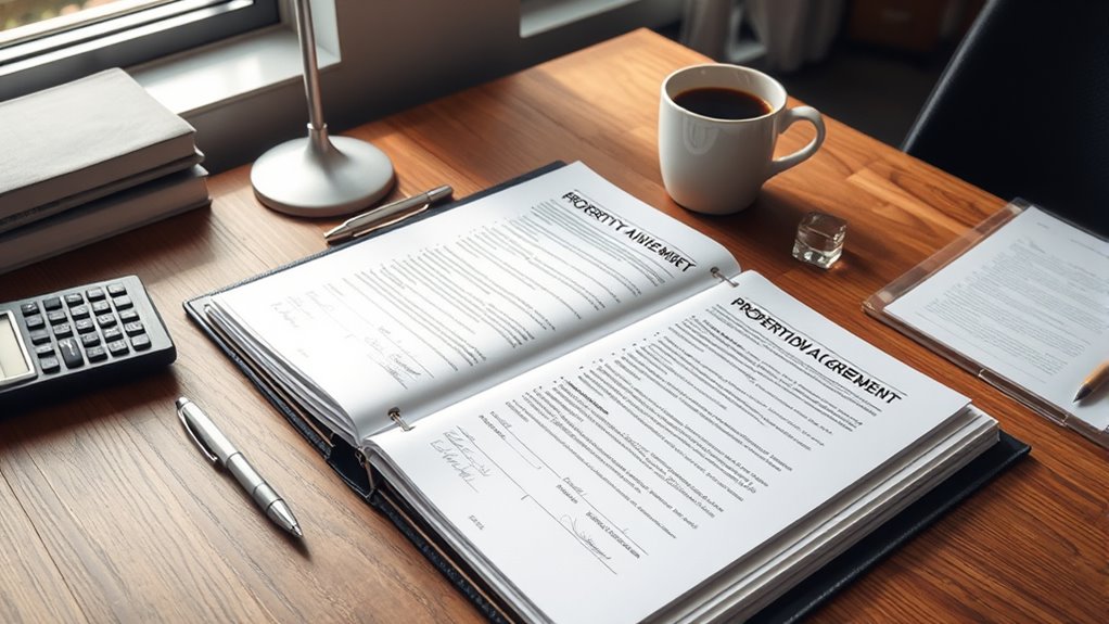 dividing assets and property