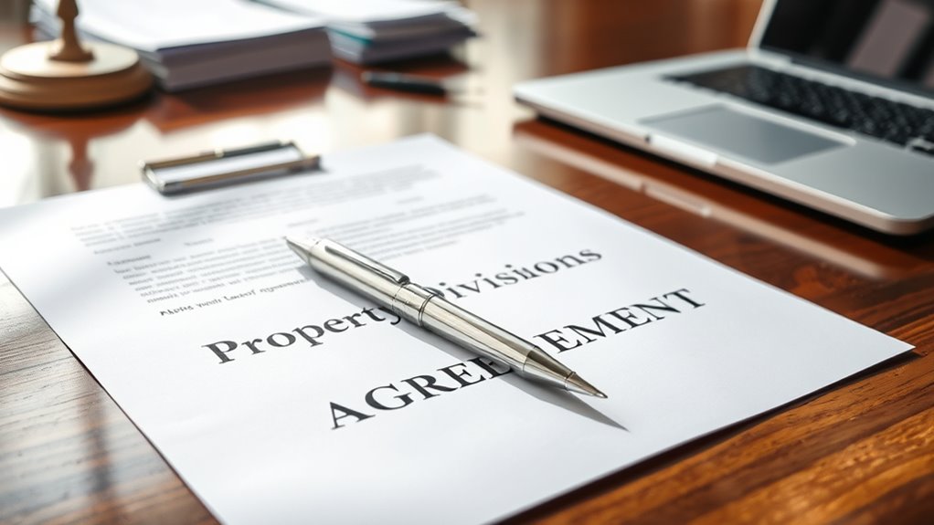 dividing property in divorce