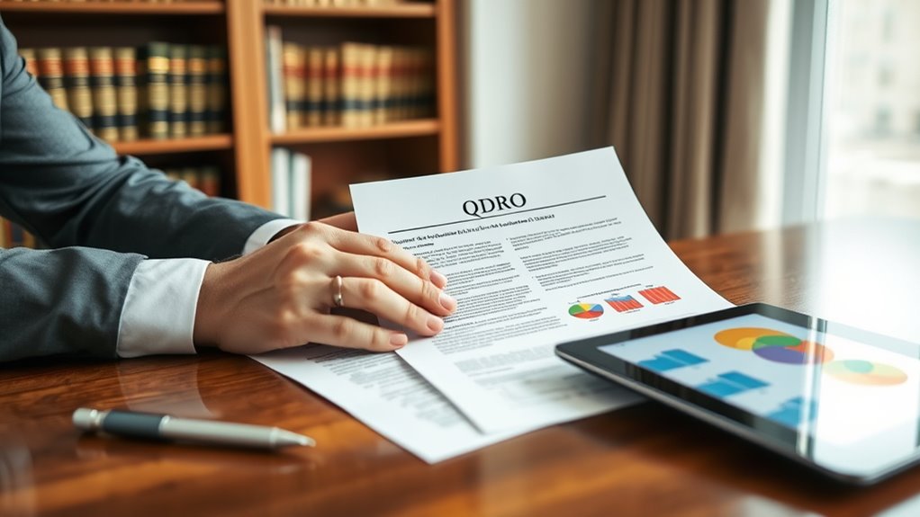 dividing retirement assets legally