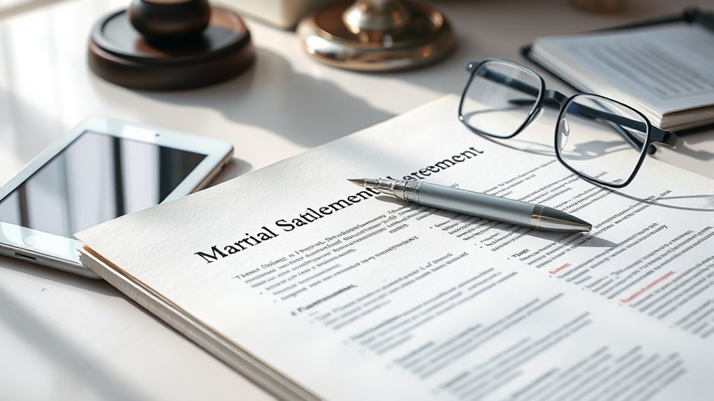 divorce asset custody support