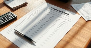 divorce cost estimation worksheet