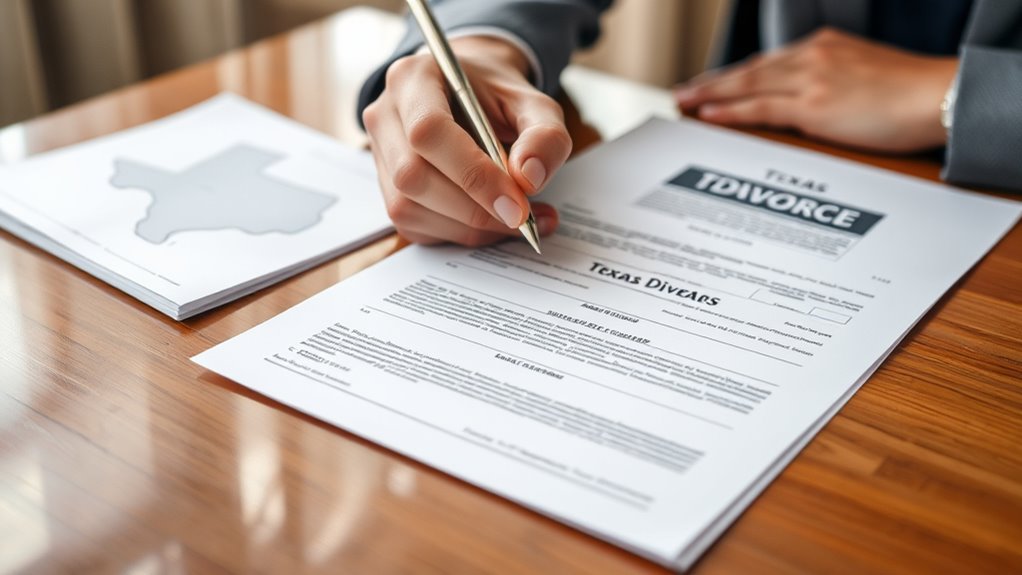 divorce filing and process