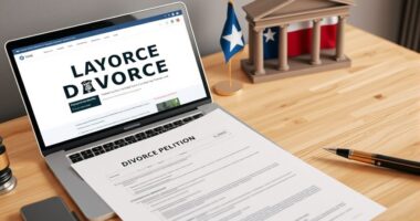 divorce filing process texas