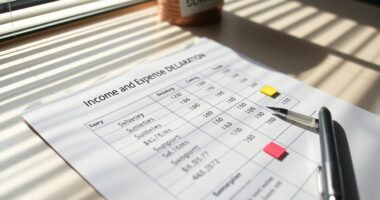 divorce financial disclosure form