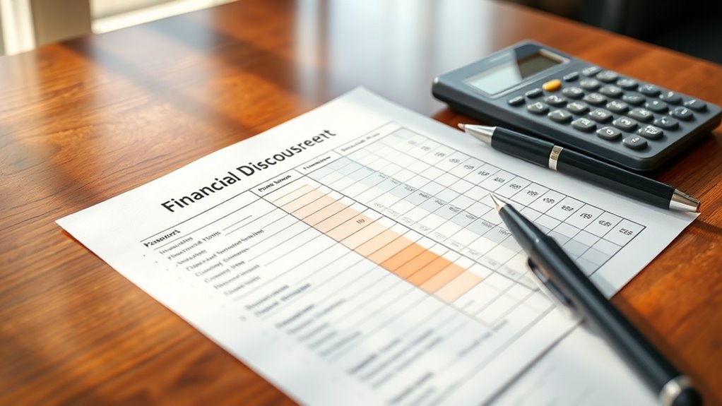 divorce financial disclosure worksheet