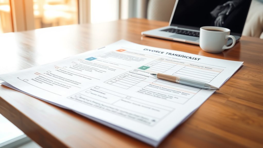 divorce process planning guide