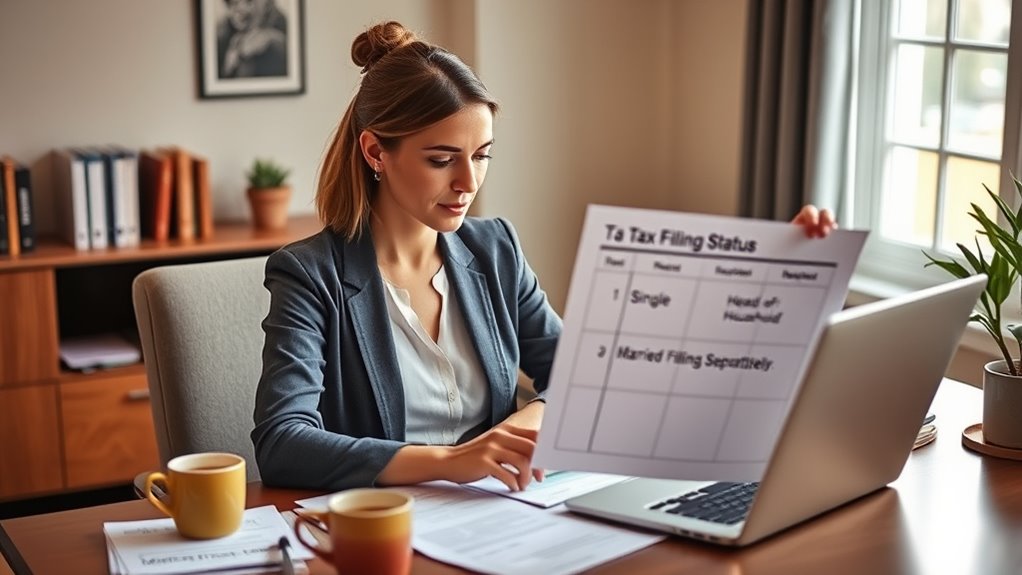 divorce tax filing status