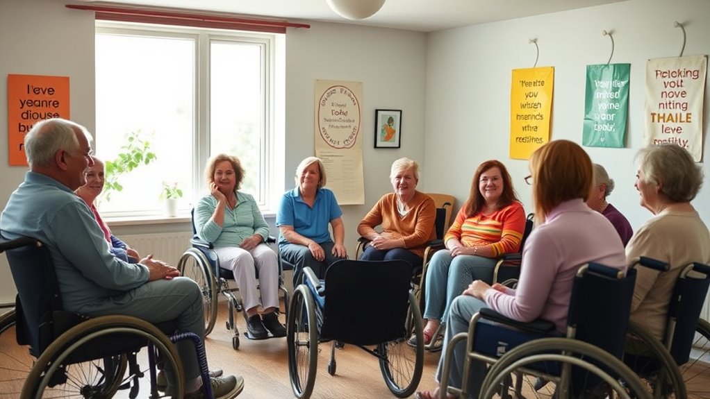 divorced disabled support networks