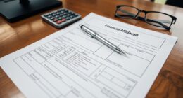 financial affidavit completion tips