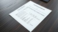 financial disclosure template guidelines
