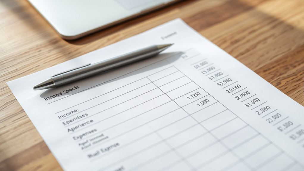 financial record keeping for alimony