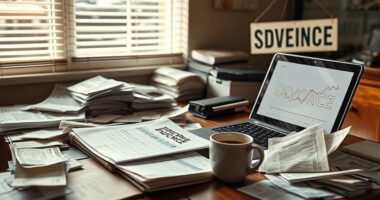 financial strain from divorce