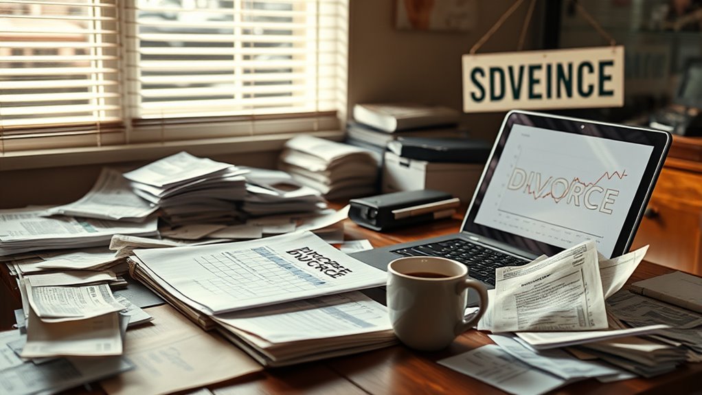 financial strain from divorce