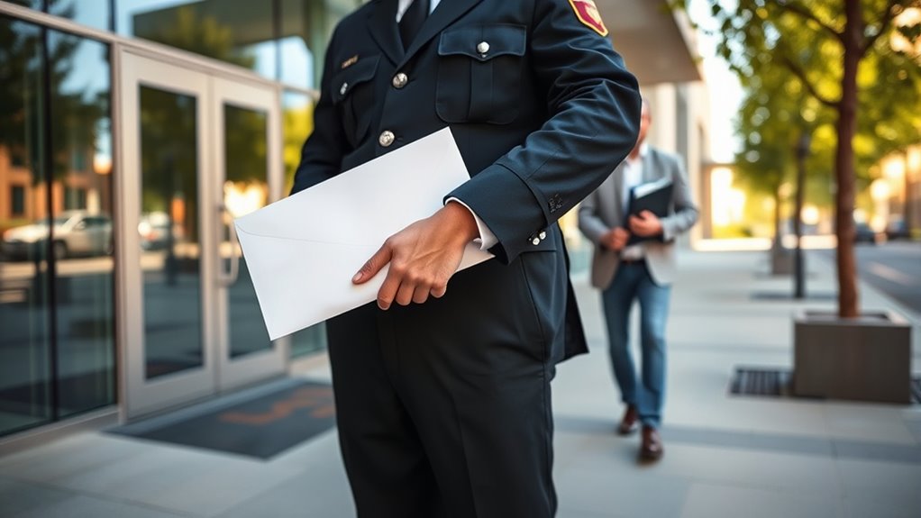 legal process for notification