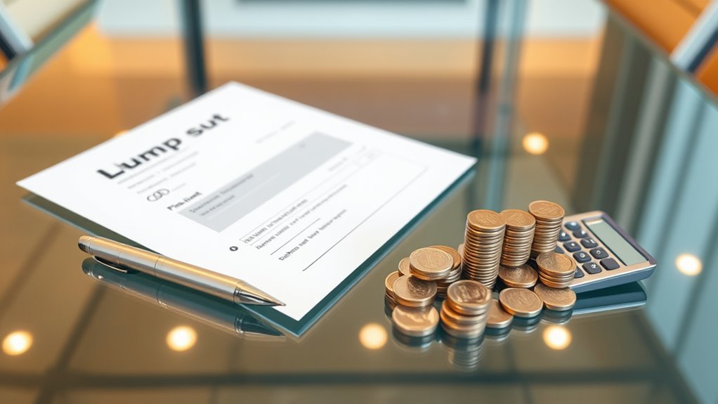 lump sum support termination