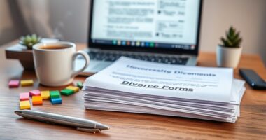 necessary divorce paper forms