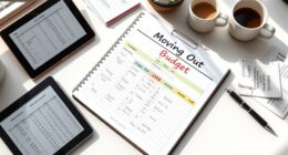 newly single moving budget