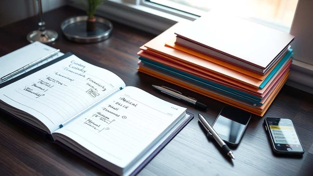 organize custody finances support