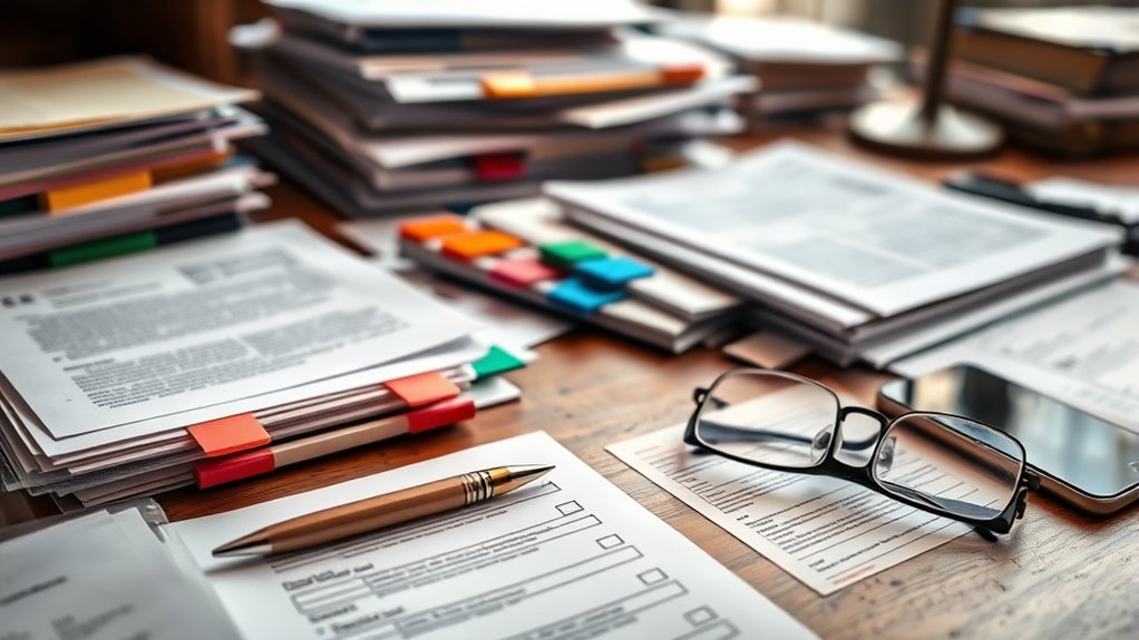 organize divorce documentation system