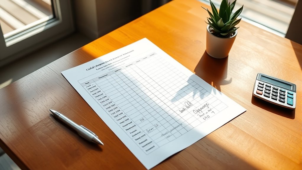 organized child expense management