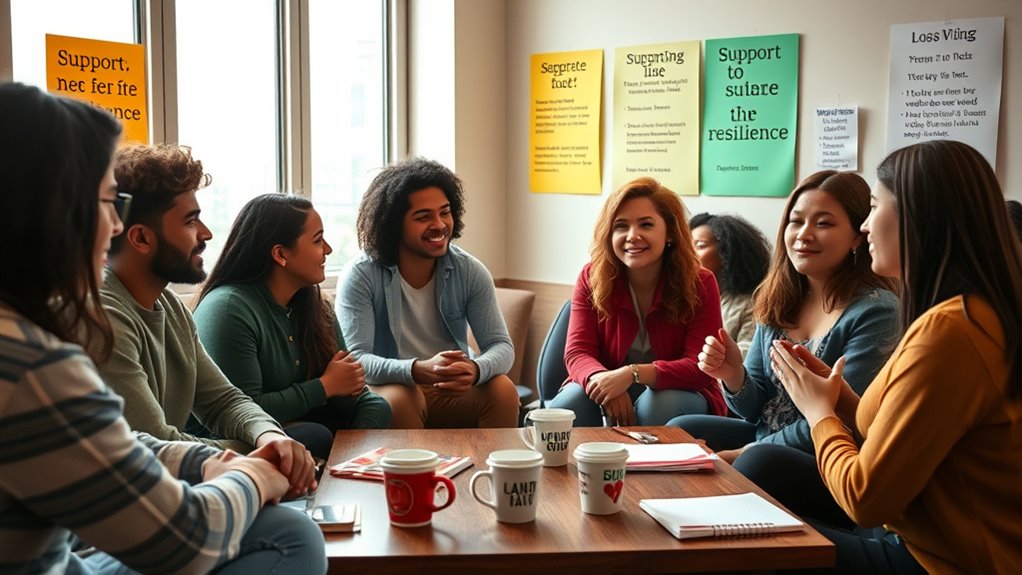 peer support fosters emotional resilience