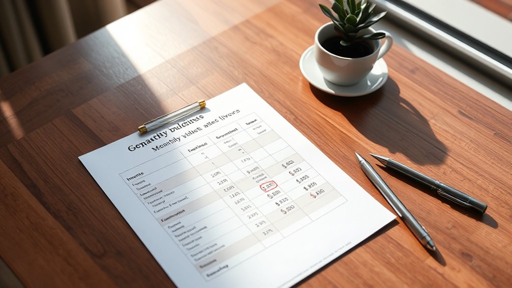 post divorce budget planning