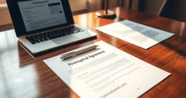 postmarital property terms agreement