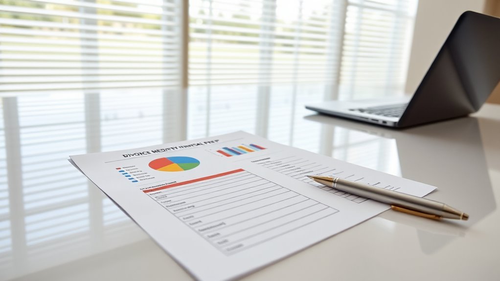 prepare financial divorce mediation