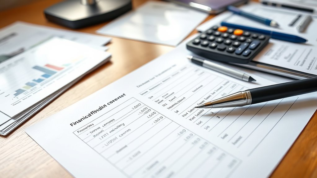 preparing financial documentation