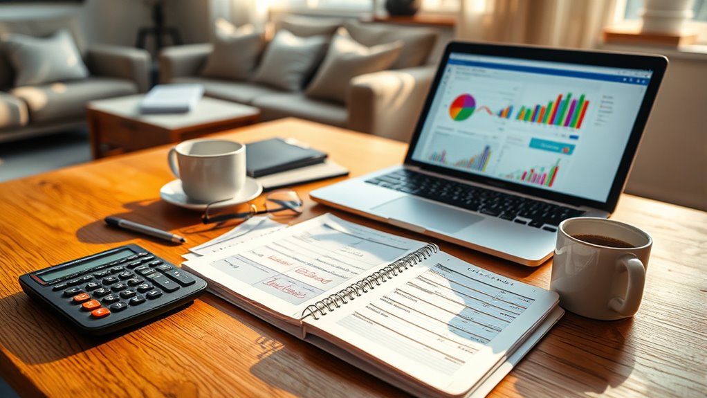 reevaluate finances and budget