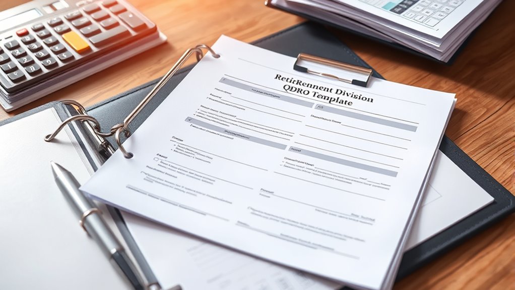 retirement division legal template