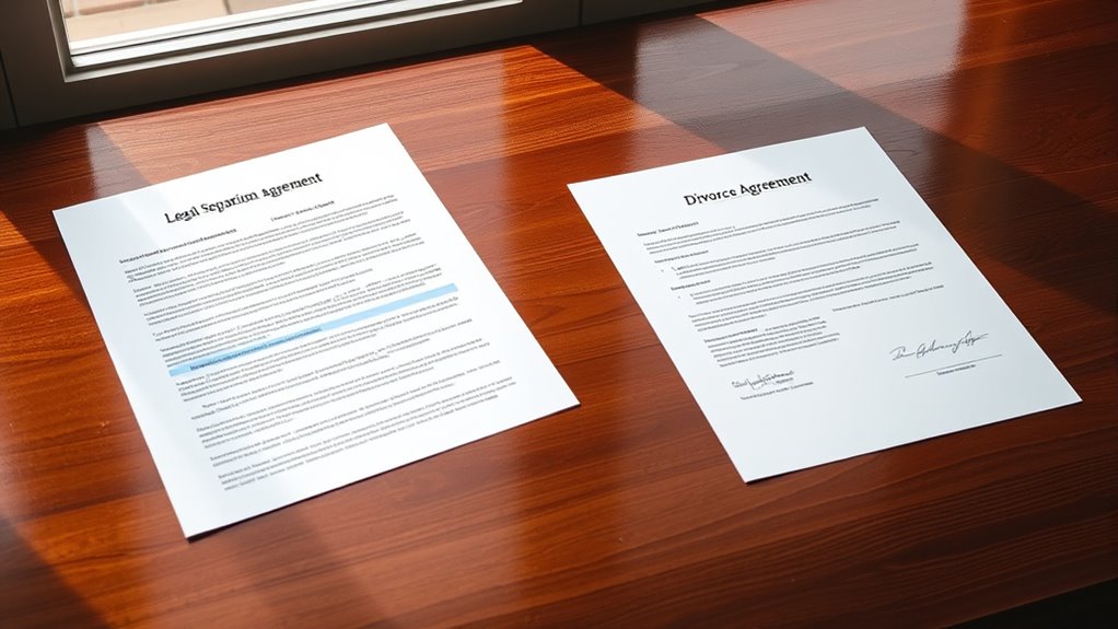 separation vs divorce terms