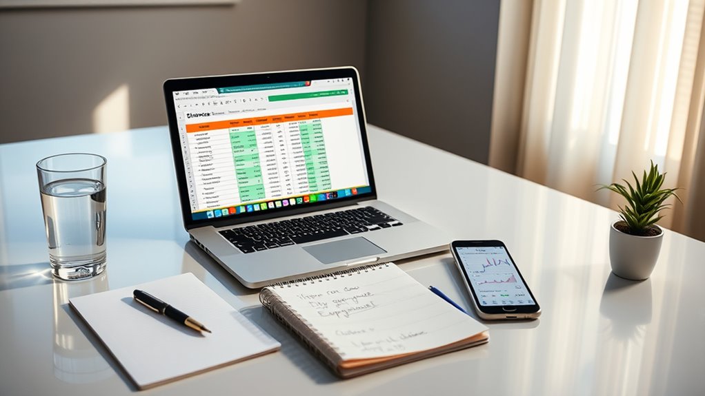 spreadsheet organization for divorce